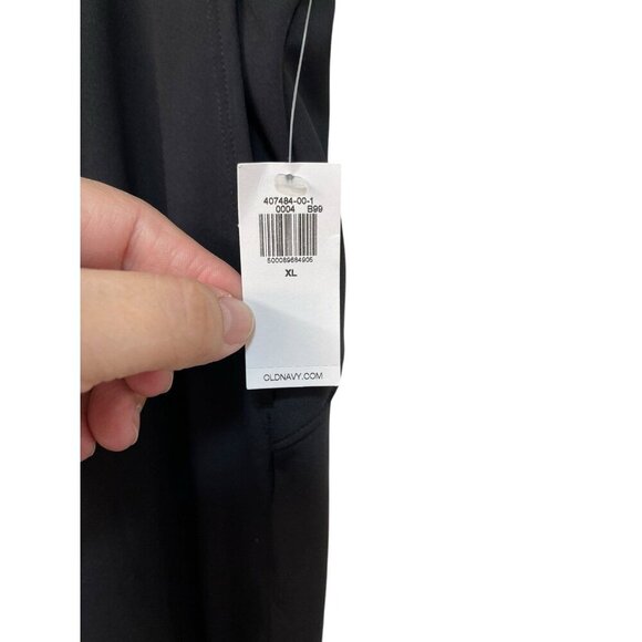 Old Navy High Rise Wide Leg Powersoft Pullon Pants Elastic Waist XL NWT Black - Picture 3 of 8